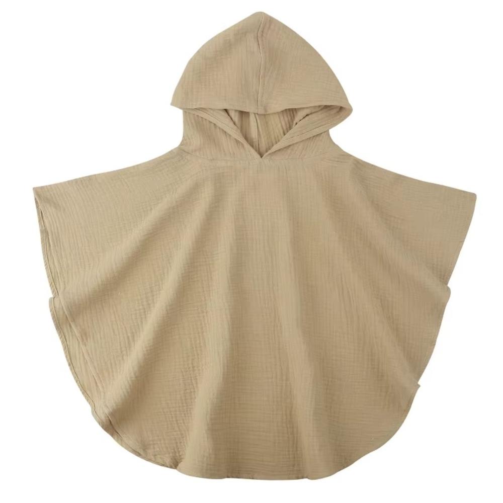 Baby Hooded Cotton Towel Poncho for Boys and Girls