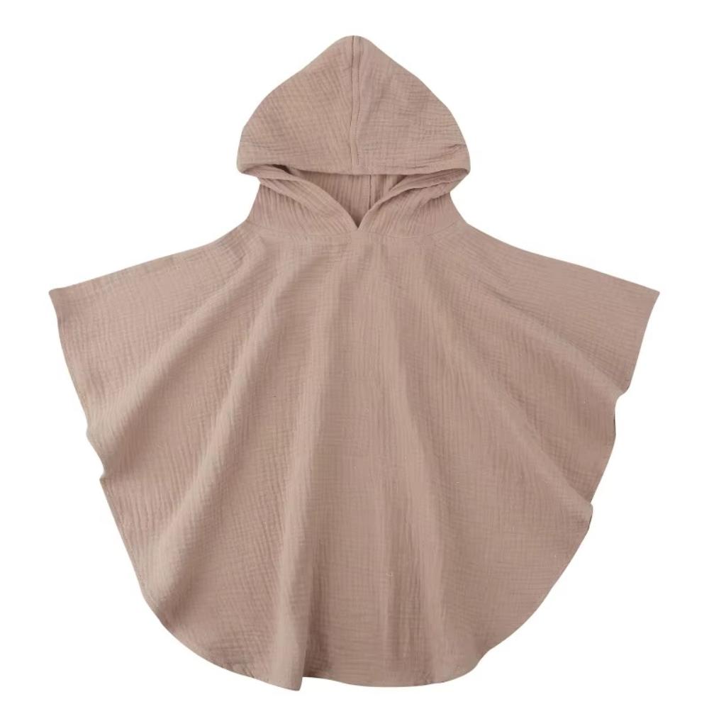 Baby Hooded Cotton Towel Poncho for Boys and Girls