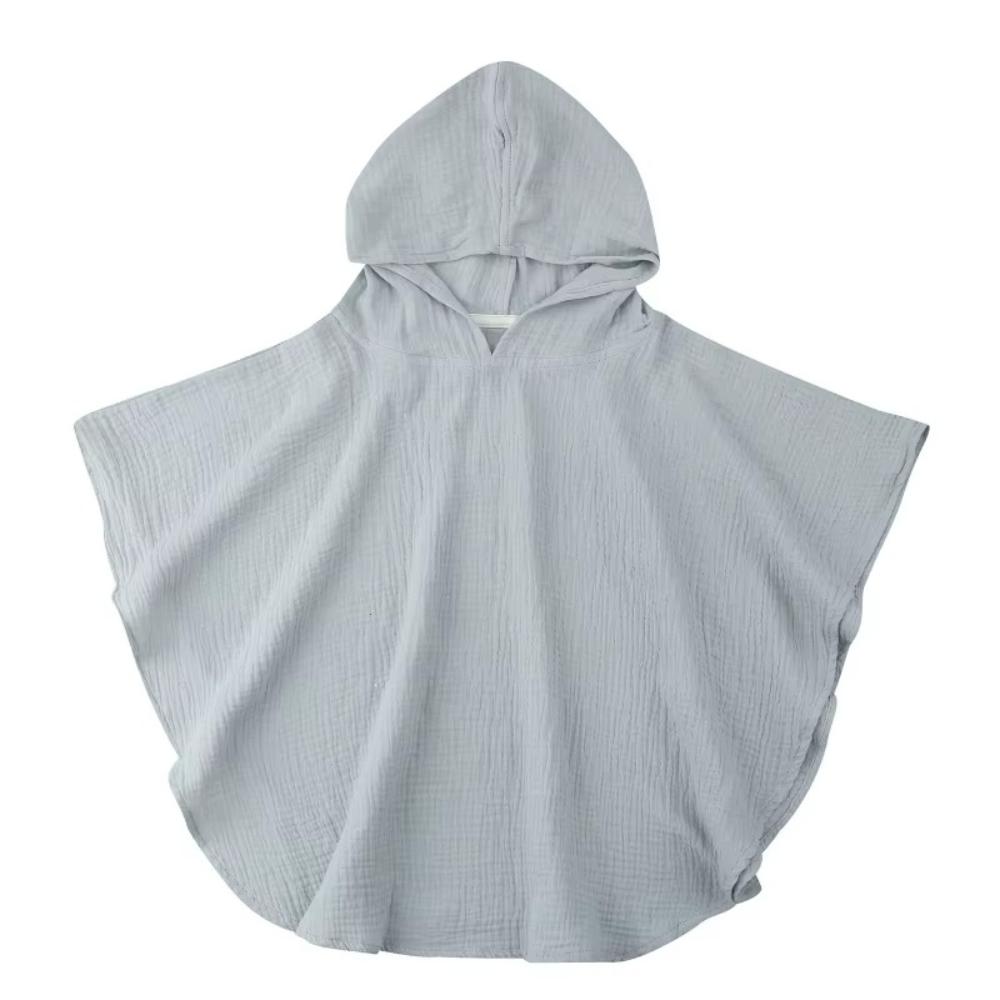 Baby Hooded Cotton Towel Poncho for Boys and Girls