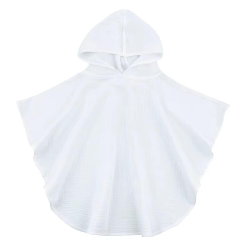 Baby Hooded Cotton Towel Poncho for Boys and Girls