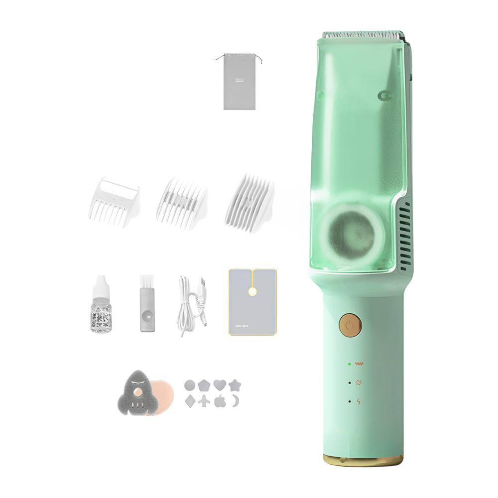 Waterproof Cordless Baby Hair Clipper with Vacuum