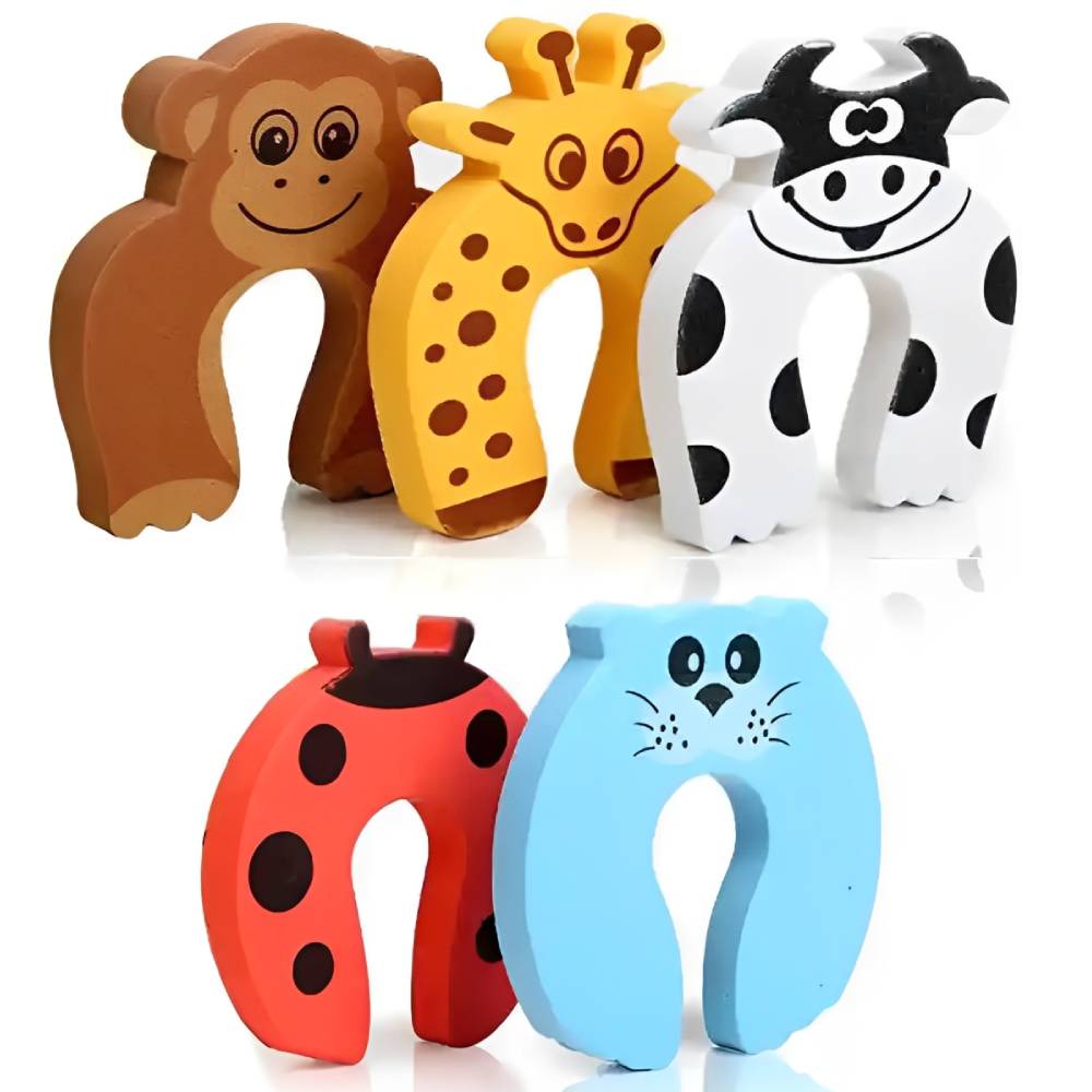5 Pack Child Proof Door Stoppers Finger Pinch Guards