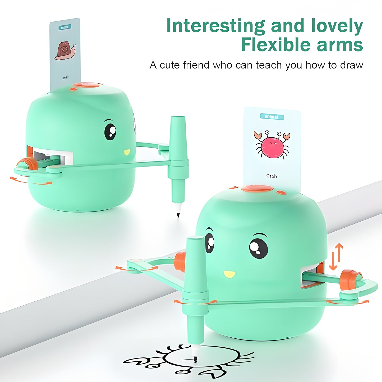 Interactive Educational Drawing Robot for Kids