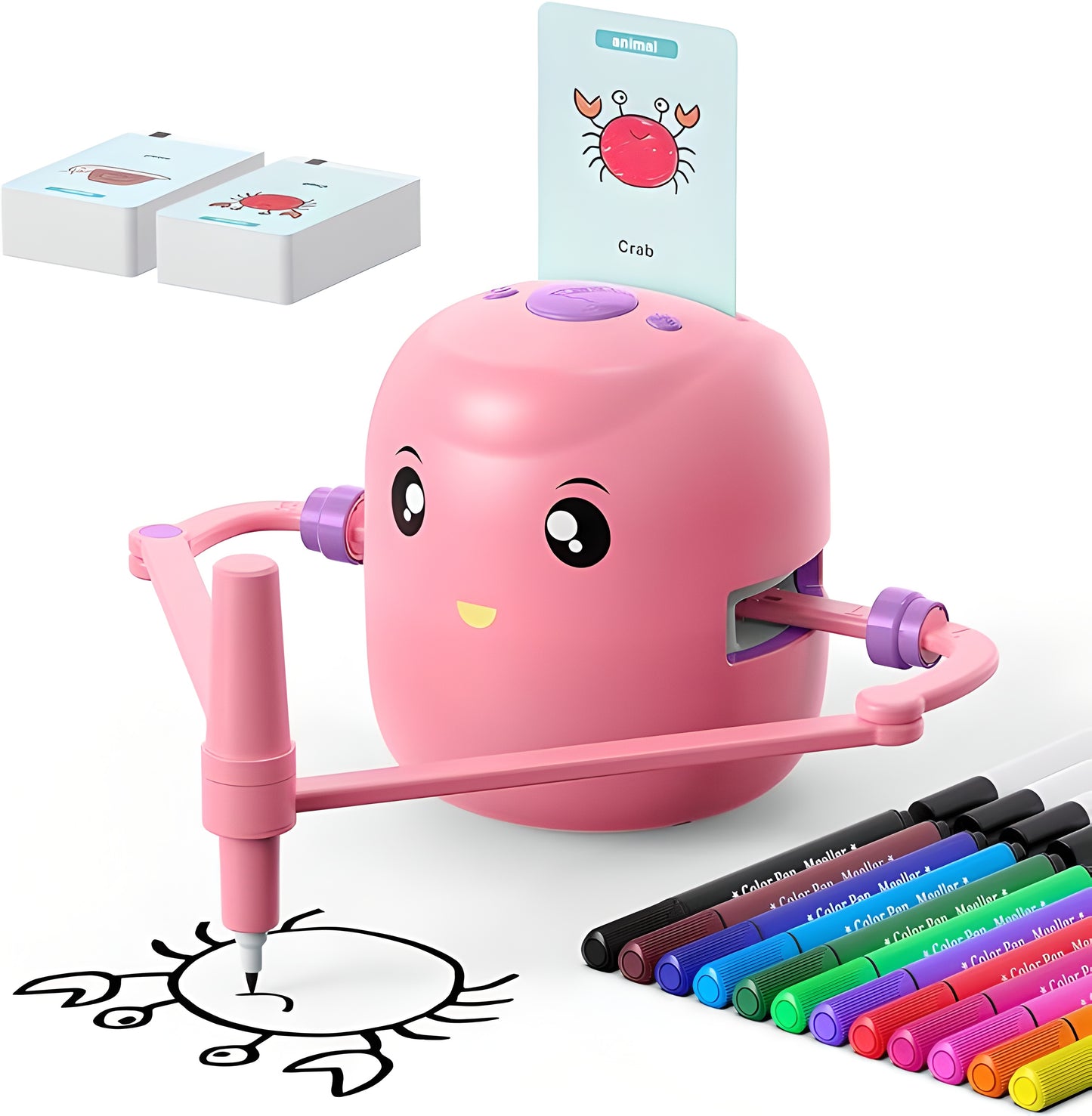 Interactive Educational Drawing Robot for Kids
