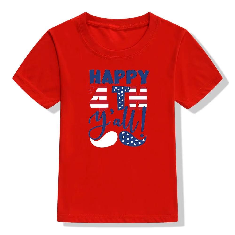 Kids 4th of July American Boy Shirt