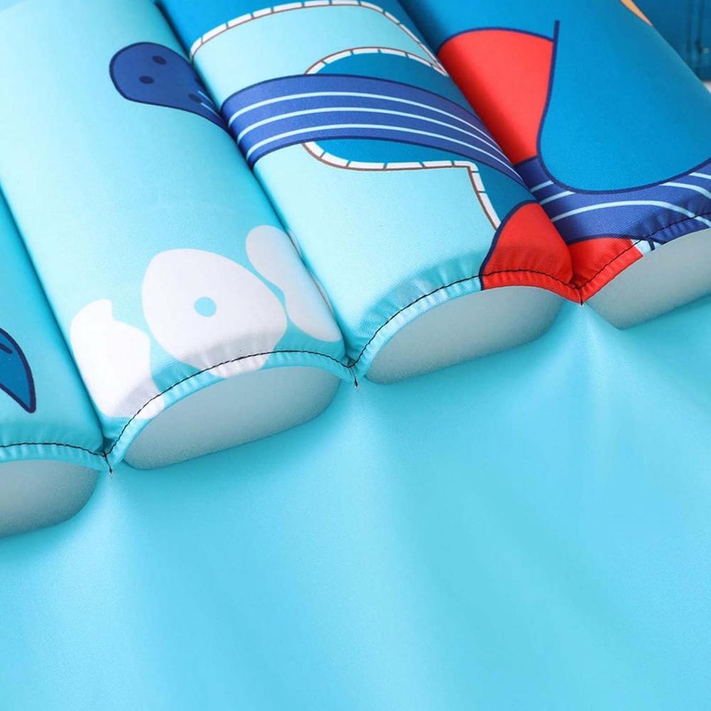 Kids Dinosaur Flotation Swimsuit with Short Sleeves for Boys and Girls