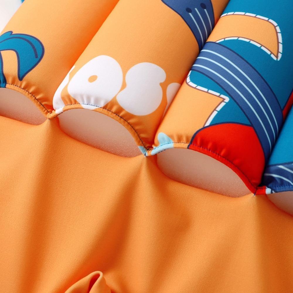 Kids Dinosaur Flotation Swimsuit with Short Sleeves for Boys and Girls