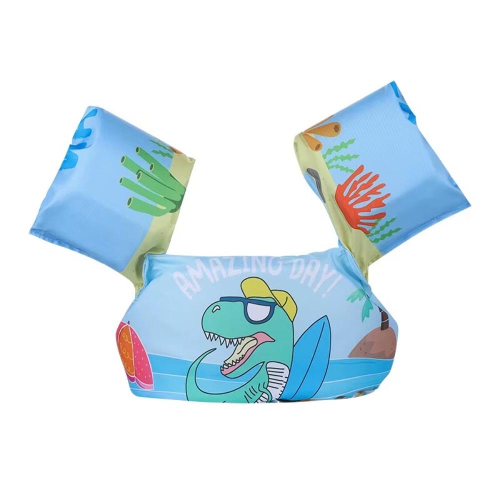 Kids Swim Float Vest with Arm Sleeves Buoyancy Aid