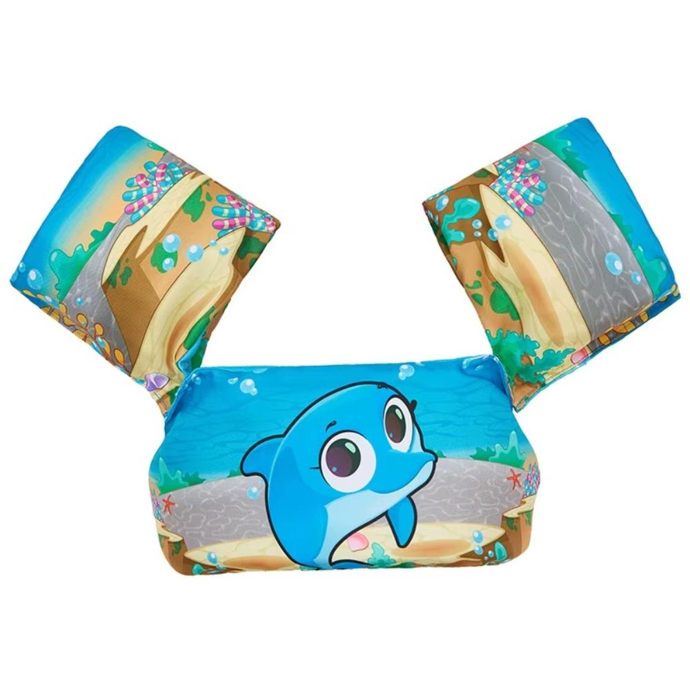 Kids Swim Float Vest with Arm Sleeves Buoyancy Aid