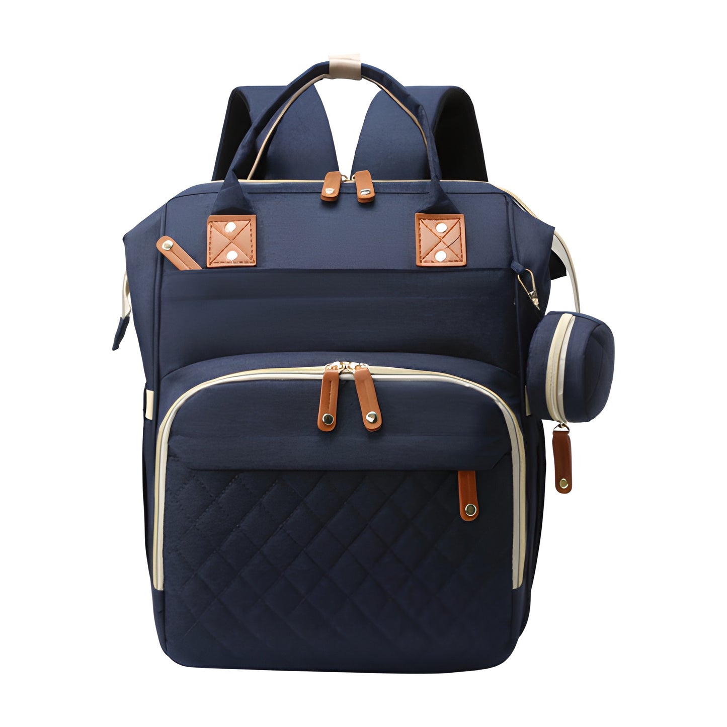 Expandable Diaper Bag Backpack with USB Charger & Portable Bed