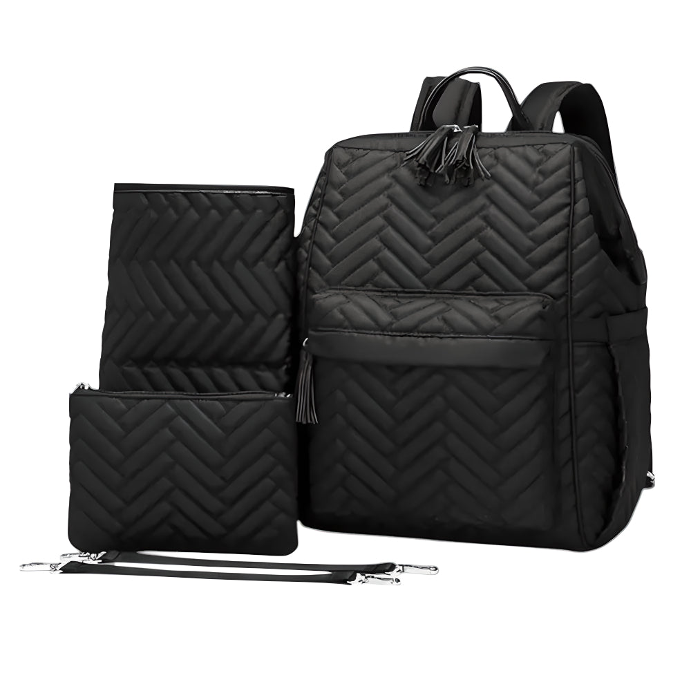 Stylish Diaper Backpack - Waterproof & Multi-functional