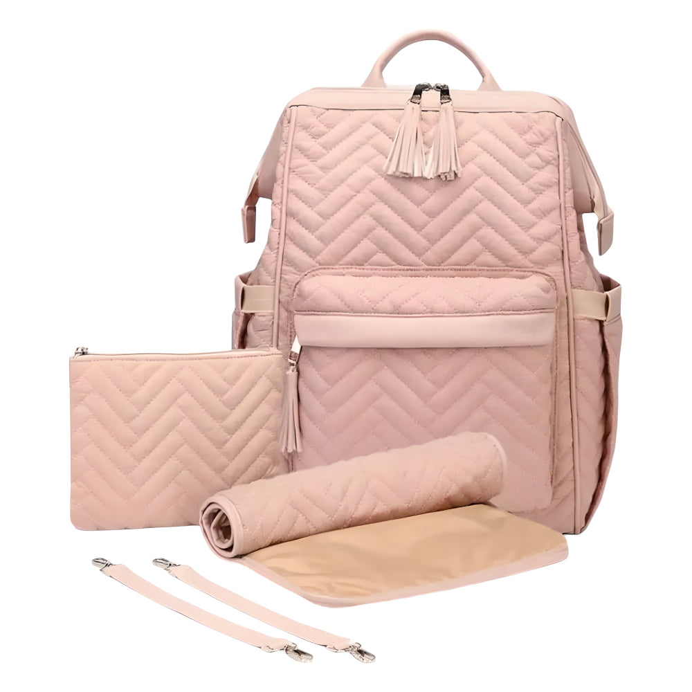 Stylish Diaper Backpack - Waterproof & Multi-functional