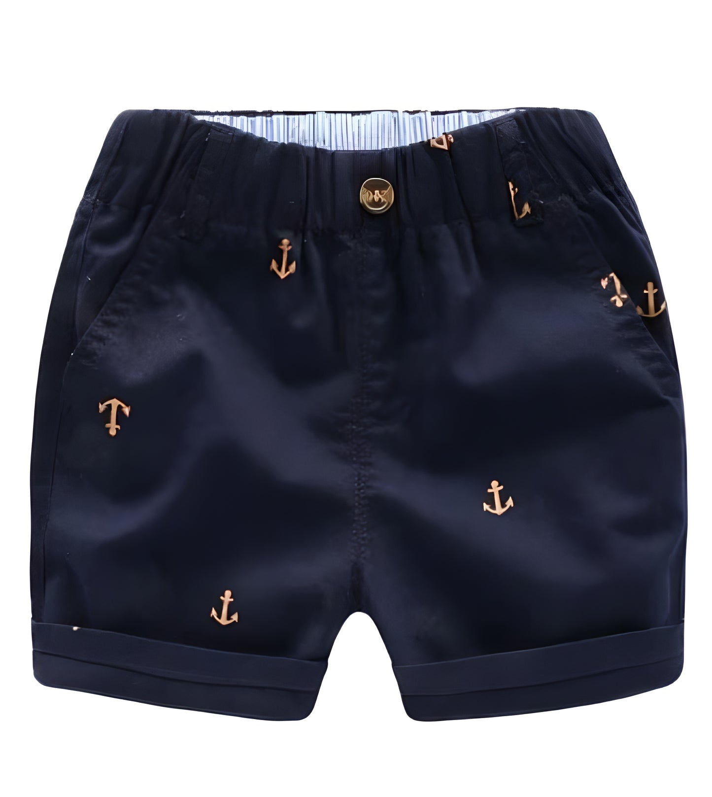 Kids' Nautical-Themed Cotton Shorts (2-8 Years)