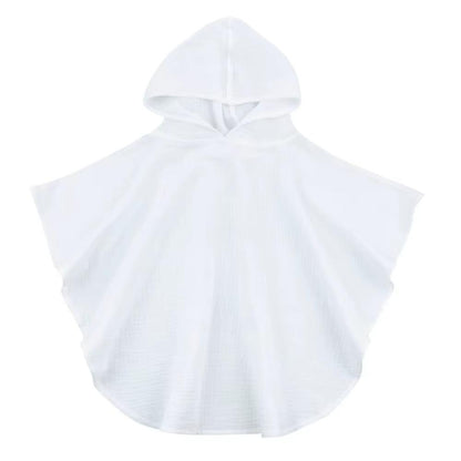 Baby Hooded Cotton Towel Poncho for Boys and Girls