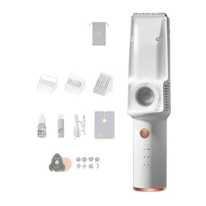 Waterproof Cordless Baby Hair Clipper with Vacuum