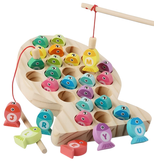 Fishing Alphabet Number Baby Montessori Toys