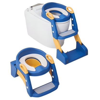 Foldable Kids Potty Training Seat Step Stool Portable