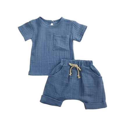 Set Cotton Newborn Toddler T-shirts and Shorts