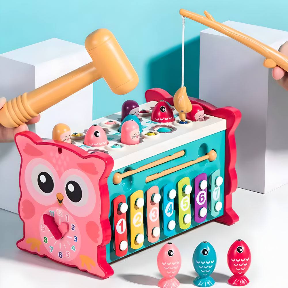 Owl 8-in-1 Montessori Activity Toy for Toddlers