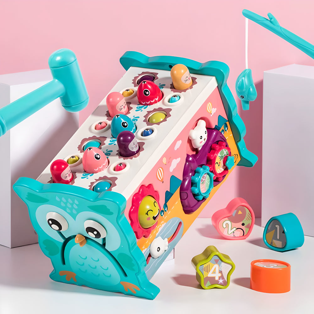 Owl 8-in-1 Montessori Activity Toy for Toddlers