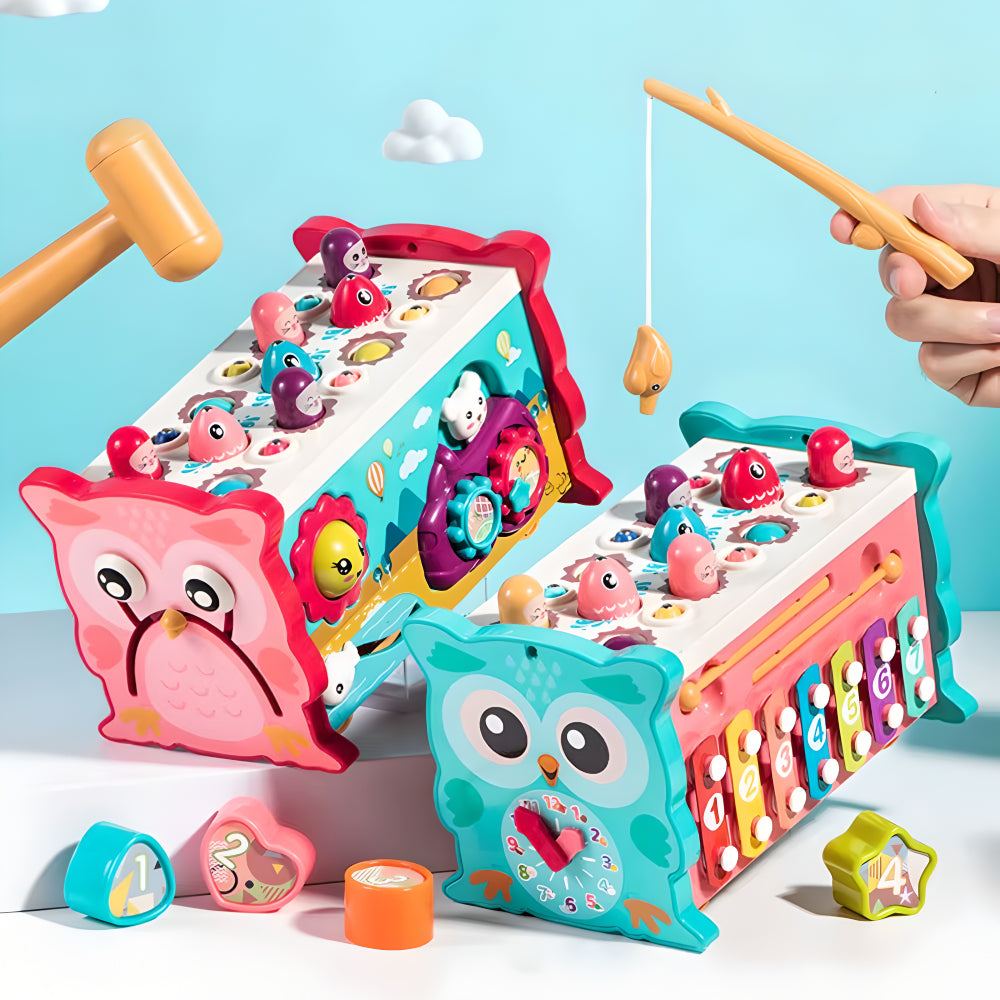 Owl 8-in-1 Montessori Activity Toy for Toddlers