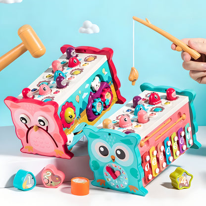 Owl 8-in-1 Montessori Activity Toy for Toddlers