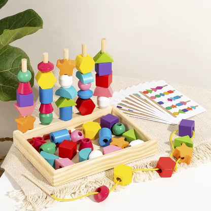 Color Shape Building Block Educational Toys